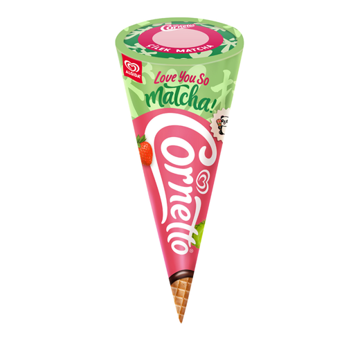 Cornetto Çilek Matcha 120Ml nin resmi