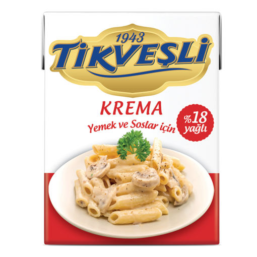 Tikveşli Krema %18 Yağlı 200 Ml nin resmi
