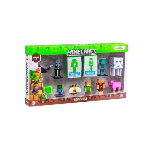 Minecraft 3D Toppeez 12'li Deluxe Figür Seti Seri 2 nin resmi