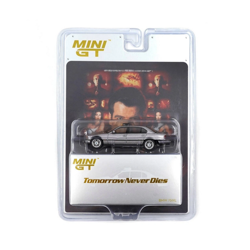 Mini GT 1/64 BMW 750IL "Tomorrow Never Dies" Blister Paket nin resmi