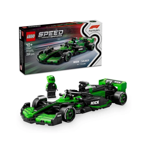 LEGO Speed Champions KICK Sauber F1 Team C44 Yarış Arabası 77247 nin resmi