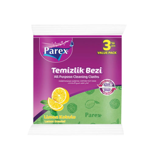 Parex Limon Kokulu Temizlik Bezi 3'lü nin resmi