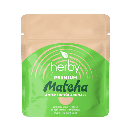 Herby Matcha Antep Fıstığı Aromalı 25 Gr nin resmi