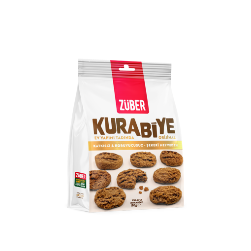 Züber Yulaflı Tarçınlı ve Zencefilli Kurabiye 80 Gr nin resmi