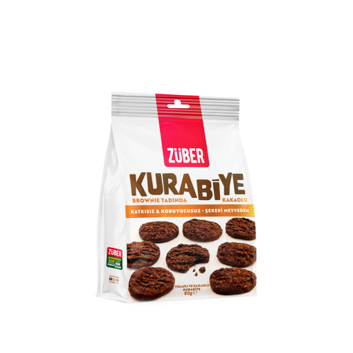 Züber Yulaflı  Kakaolu Kurabiye 80Gr nin resmi