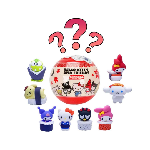 Cool Things Hello Kitty And Friends Sushi 3D Sürpriz Figür Paketi nin resmi