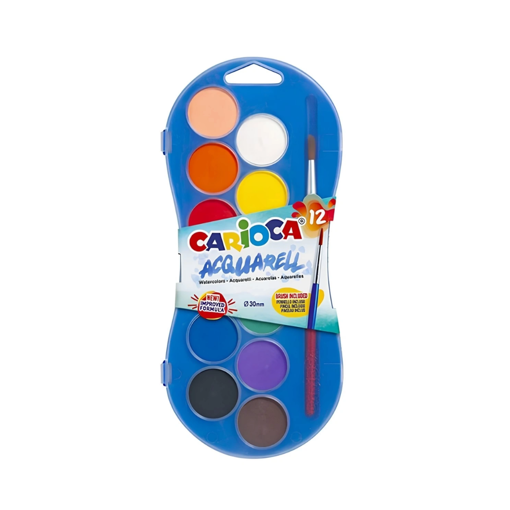 Carioca Sulu Boya 30 mm 12 Renk nin resmi