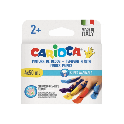 Carioca Baby Parmak Boyası 4 Renk 50ml 43173 nin resmi