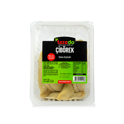 Tazedo Dana Kıymalı  Çibörek 500 Gr nin resmi