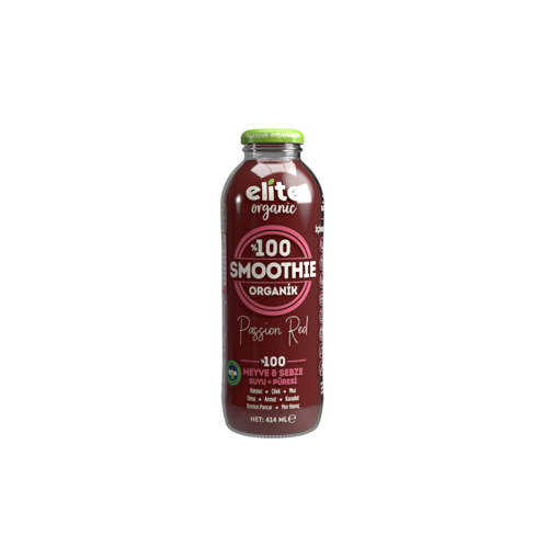 Elite Organik Smoothie Passion Red 414 Ml nin resmi