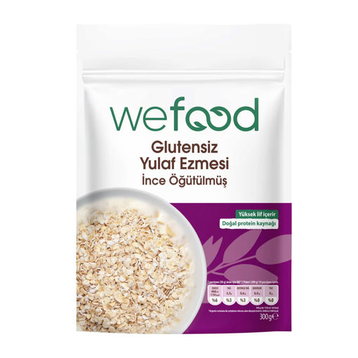 Wefood İnce Öğütülmüş Glutensiz Yulaf Ezmesi 300 Gr nin resmi