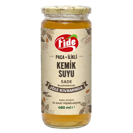Fide Paça + İlikli Kemik Suyu Jöle Kıvamında Sade 480 Ml nin resmi