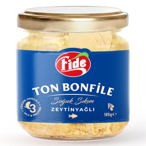 Fide Ton Bonfile Soğuk Sıkım Zeytinyağlı 185 Gr nin resmi