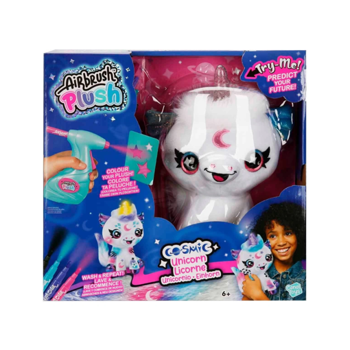 Işıklı Airbrush Peluş Cosmic Unicorn nin resmi