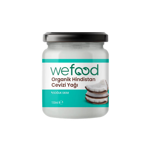 Wefood Organik Hindistan Ceviz Yağı 150ml nin resmi
