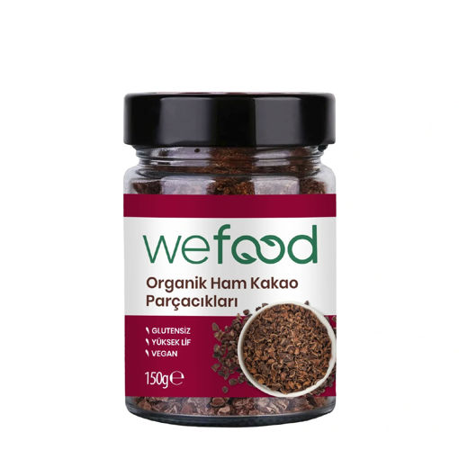 Wefood Organik Ham Kakao Parçacıkları 150 Gr nin resmi