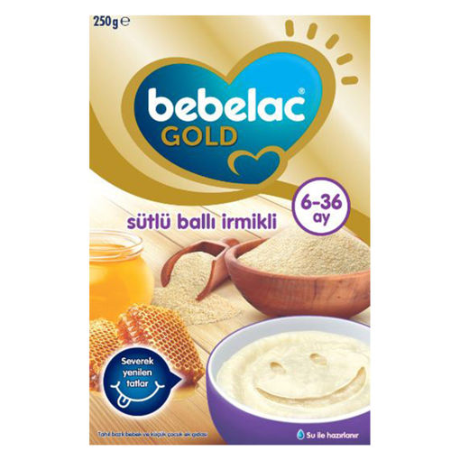 Bebelac Gold Sütlü Ballı İrmikli Ek Gıda 250 Gr nin resmi