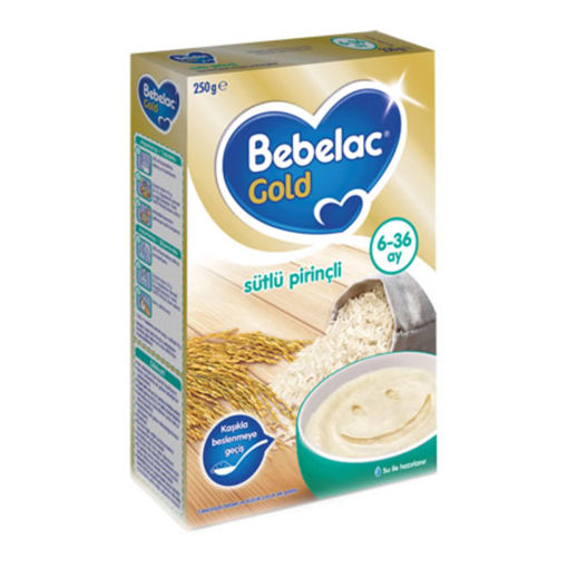 Bebelac Gold Sütlü Pirinçli Kaşık Maması 250 G 6-36 Ay nin resmi