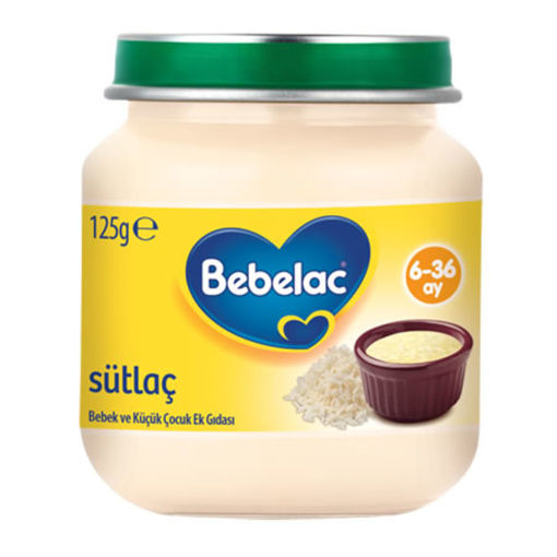 Bebelac Sütlaç Kavanoz 125 Gr 6+ Ay nin resmi