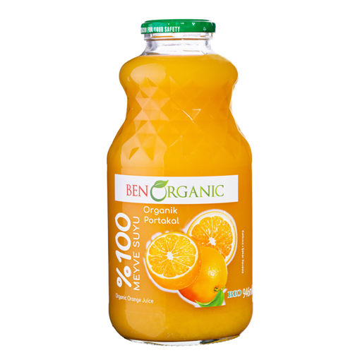 Benorganic Portakal Suyu 946 Ml nin resmi