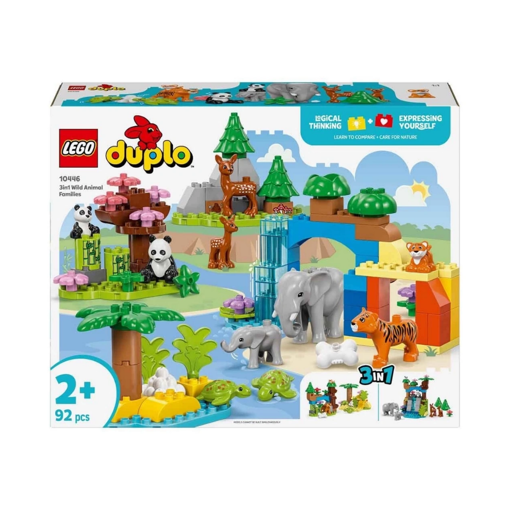 LEGO DUPLO Kasabası 3?ü 1 Arada Vahşi Hayvan Aileleri nin resmi