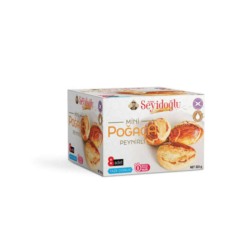 Seyidoğlu Mini Peynirli Poğaça 8'Li 320 Gr nin resmi