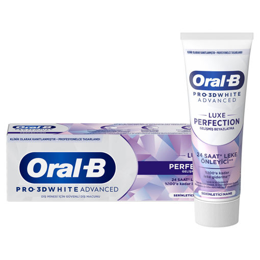 Oral-B Pro 3D White Advanced Luxe Perfection 75 Ml nin resmi
