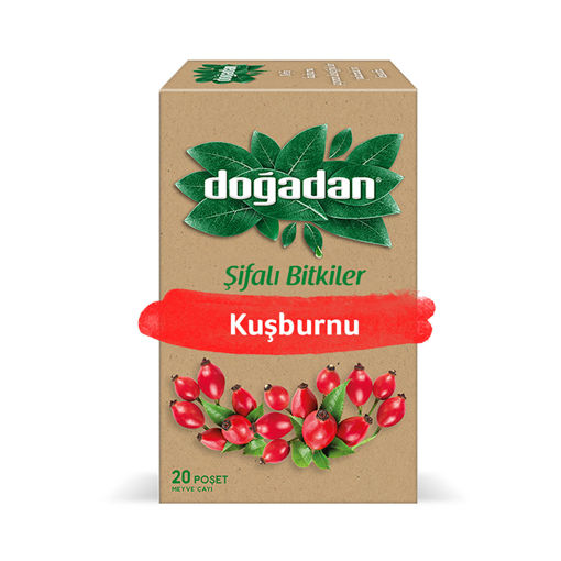 Doğadan Kuşburnu Poşet Çayı 20'Li nin resmi