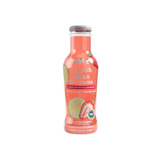 Elite Naturel Organik Çilekli Limonata 250 Ml nin resmi
