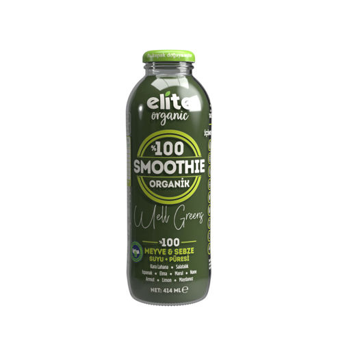 Elite Organik Smoothie Well Greens 414 Ml nin resmi