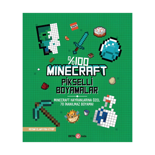 %100 Minecraft Pikselli Boyamalar nin resmi