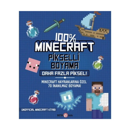%100 Mınecraft Pikselli Boyama Daha Fazla Piksel nin resmi