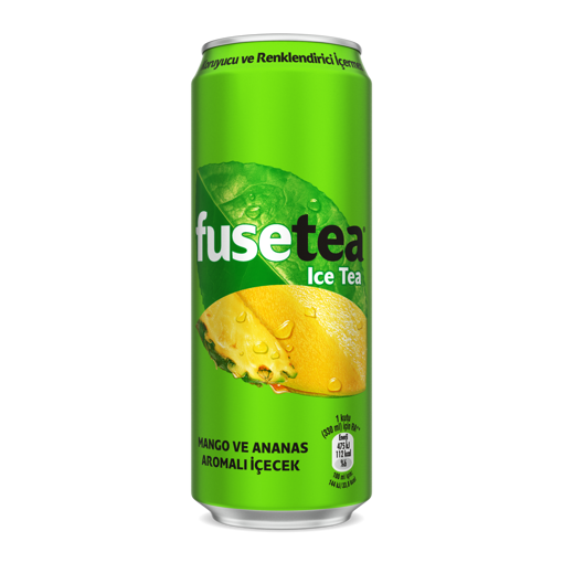 Fuse Tea Mango Ananas Aromalı Soğuk Çay Kutu 330 ML nin resmi