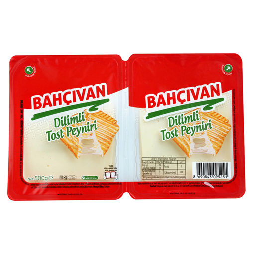 Bahçıvan Dilimli Tost Peyniri 500 Gr nin resmi