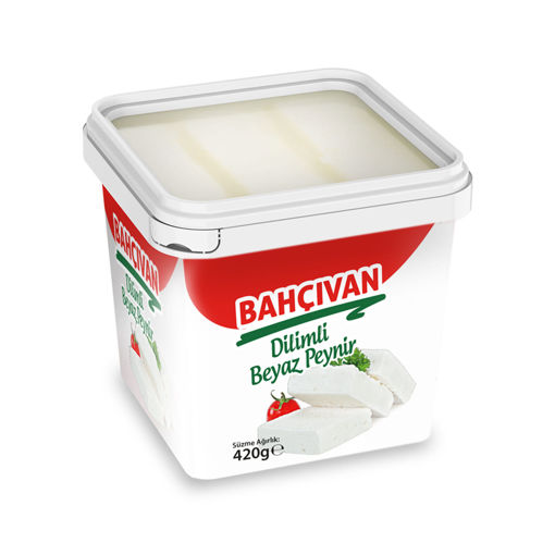 Bahçıvan Dilimli Beyaz Peynir 420 Gr nin resmi