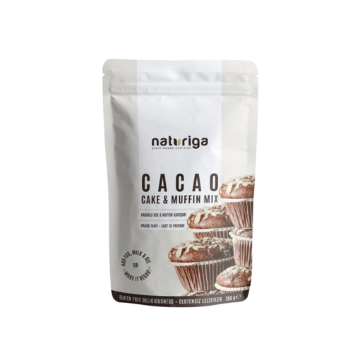 Naturiga Glutensiz Kakaolu Kek Karışımı 260 Gr nin resmi
