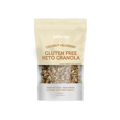 Naturiga Keto Granola Coconut Blueberry 250 Gr nin resmi