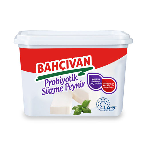 Bahçıvan Tam Yağlı Probiyotik Süzme Beyaz Peynir 500 Gr nin resmi