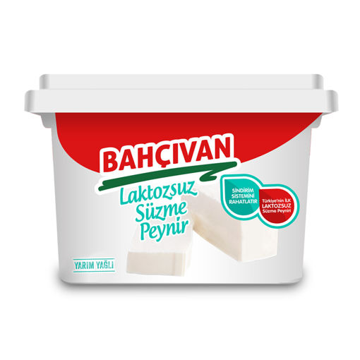 Bahçıvan Yarım Yağlı Laktozsuz Süzme Peynir 500 Gr nin resmi