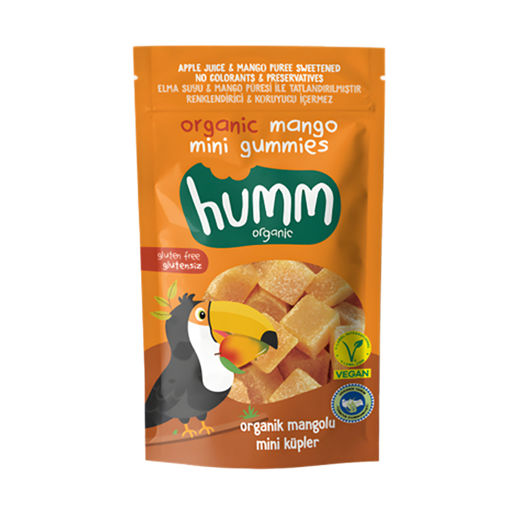 Humm Organic Mangolu Meyve Küpü 30 Gr nin resmi