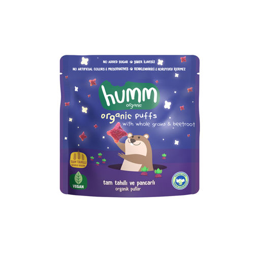 Humm Organıc Pancarlı Tam Tahıllı Puflar 30 Gr nin resmi