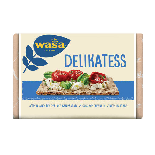 Wasa İnce Gevrek Ekmek (Crispbread Delikatess) 270 Gr nin resmi