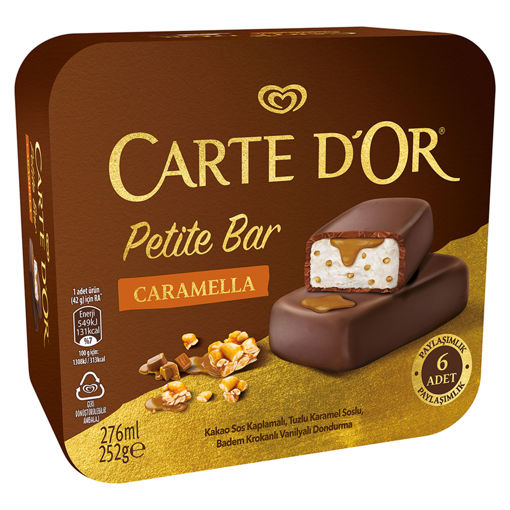 Carte D'or Petite Bar Caramella 6'lı 276 Ml nin resmi