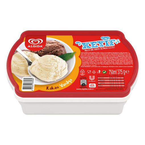 Algida Keyif Kakao - Vanilya 750 Ml nin resmi