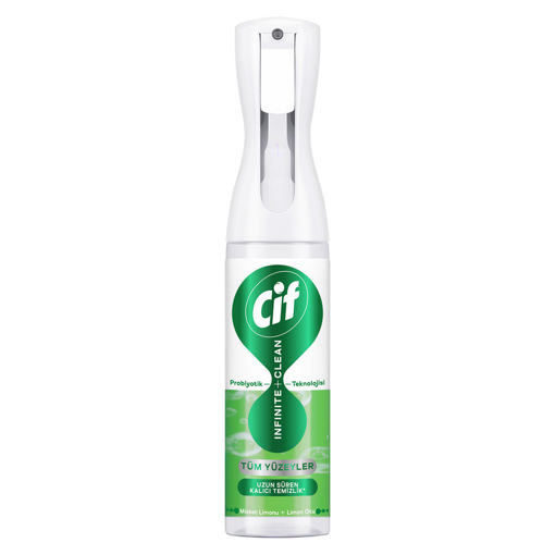 Cif Infinite Clean Sprey Misket Limon + Limon Otu 280 Ml nin resmi