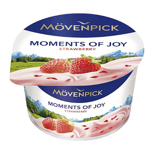 Mövenpick Çilekli Fermente Süt Ürünü 100 Gr nin resmi