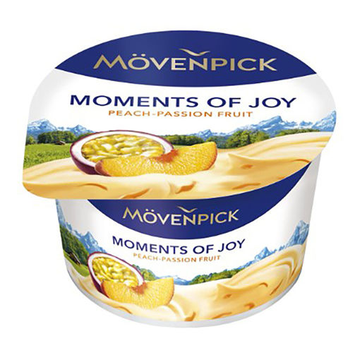 Mövenpick Şeftali & Çarkıfelekli Fermente Süt Ürünü 100 Gr nin resmi