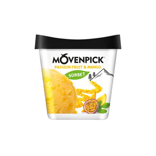 Mövenpick Çarkıfelek Meyvesi Ve Mangolu Dondurma 500 Ml nin resmi