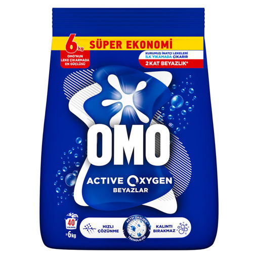 Omo Active Oxygen 40 Yıkama 6 Kg nin resmi