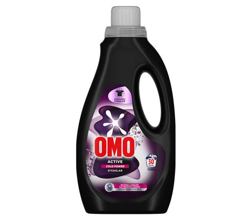 Omo Active Cold Power Siyahlar İçin Sıvı Deterjan 1500 Ml nin resmi